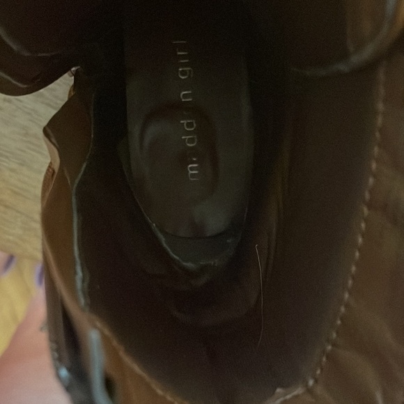 Brown vegan leather combat boot - Picture 8 of 10